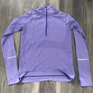 Lululemon Half Zip, Size 8, Violet